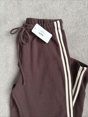 Sunny California, Perris track pants  Pants in Brown with Cream Stripes